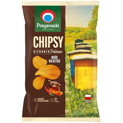 Chipsy ziemniaczane o smaku miodu na ostro Przysnacki 130 g