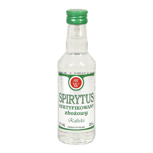 Spirytus kaliski retryfikowany zbożowy alk. 95% obj. AWW 200 ml