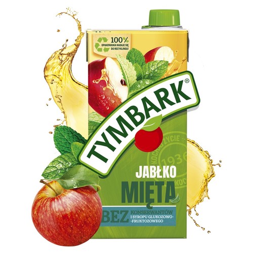 Napój owocowy jabłko - mięta Tymbark 1 l