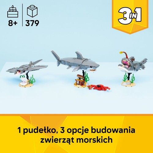 Creator Groźny rekin i skrzynia ze skarbem 31381 LEGO 1 sztuka