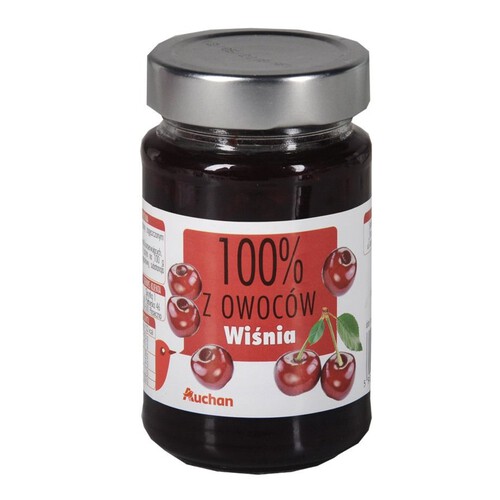 Dżem 100% owoców wiśniowy Auchan 230 g