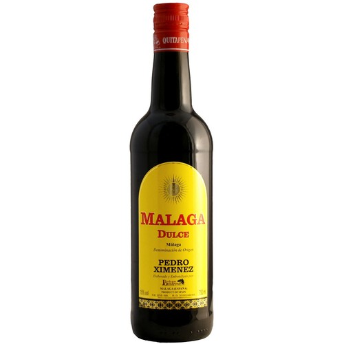 Wino hiszpańskie białe słodkie Malaga Dulce DO Malaga alk. 15,0% obj. Pedro Ximenez  750 ml