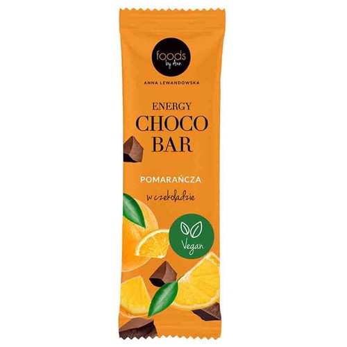 Baton Energy Choco Bar pomarańcza w czekoladzie  Foods by Ann 35 g