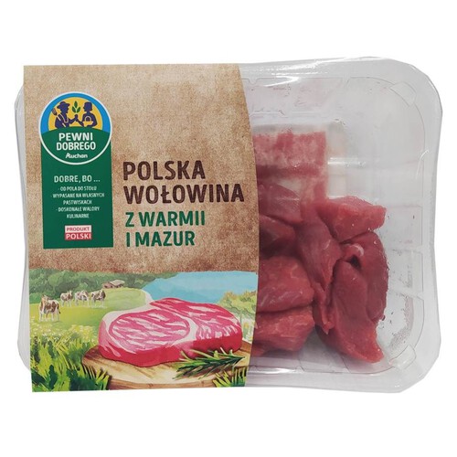 Mięso na gulasz wołowe Pewni Dobrego 400 g