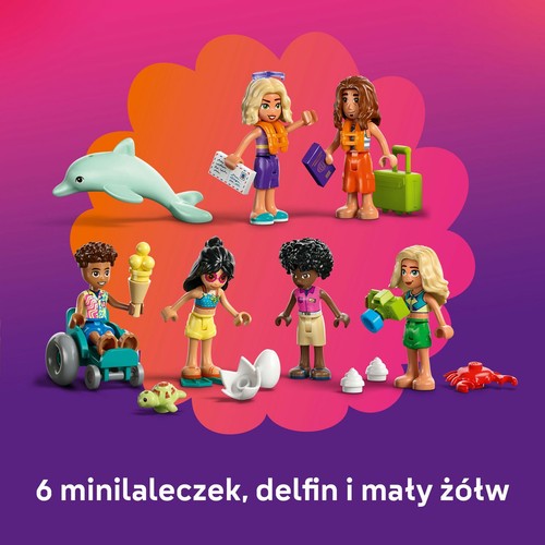 Zestaw Friends Rodzinne wakacje na plaży 42673 LEGO 1 sztuka