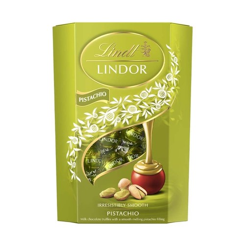 Lindor Praliny mleczne z nadzieniem pistacjowym Lindt 337 g