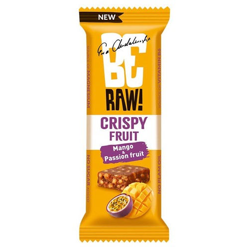 Baton Crispy Fruit mango & passion fruit Be Raw! 40 g
