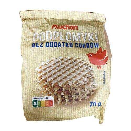 Podpłomyki bez dodatku cukru Auchan 70 g