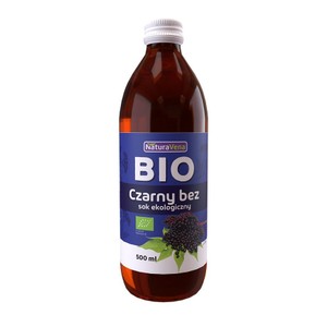 BIO Ekologiczny sok z czarnego bzu NaturaVena 500 ml