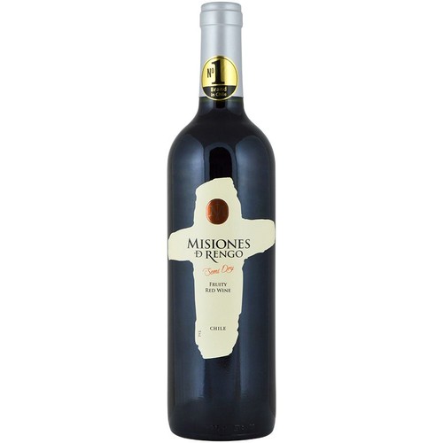 Wino chilijskie czerwone półwytrawne alk. 12,0% obj. Misiones de Rengo 750 ml