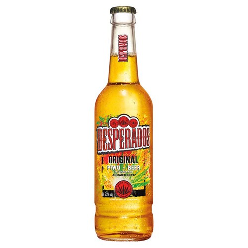 Piwo o smaku Tequilli alk.6% obj.  Desperados 400 ml