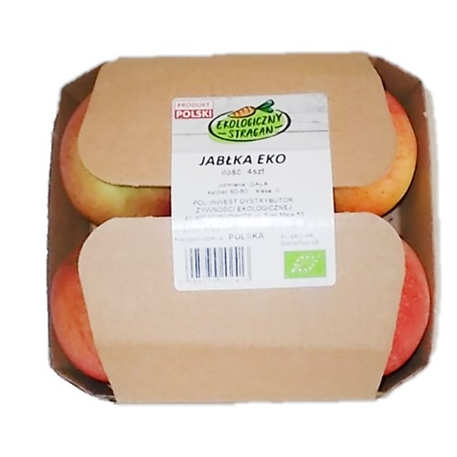 Jabłka Eko Owoce  Auchan 4 sztuki