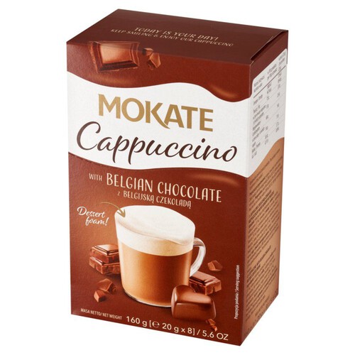 Cappuccino z belgijską czekoladą  Mokate 150 g