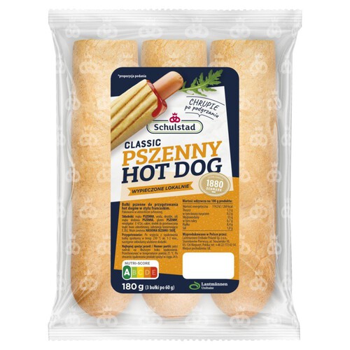 Bułki hot dog francuski Schulstad 180 g 