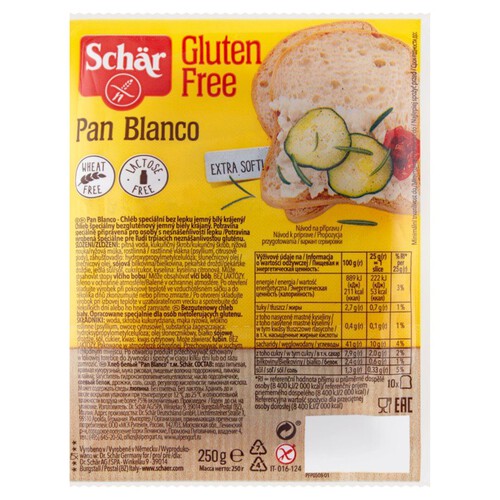 Bezglutenowy chleb biały Schär 250 g