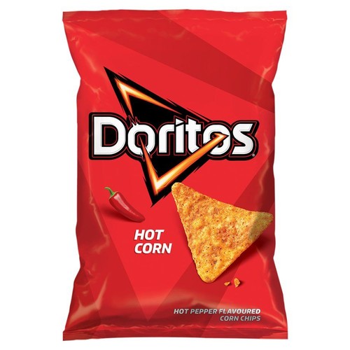 Nachos kukurydziane o smaku ostrej papryki Doritos 100 g