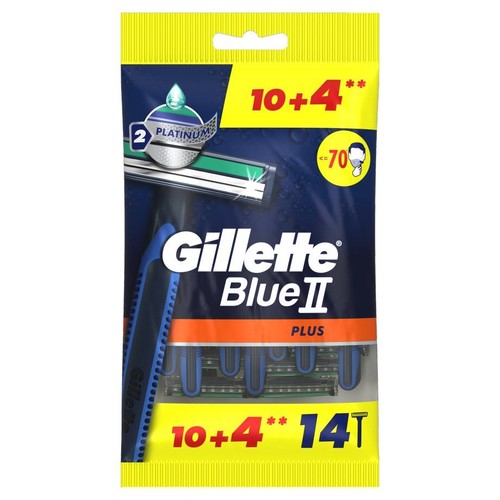 Maszynki do golenia Blue 2 Plus Gillette 14 sztuk