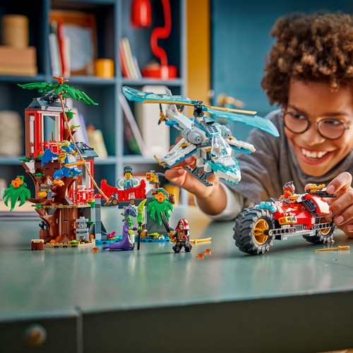 NINJAGO® Bitwa ninja: domek na drzewie z pojazdami 71857 LEGO 1 sztuka
