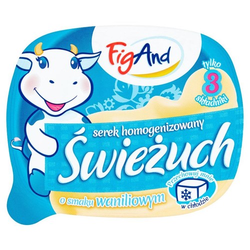 Świeżuch serek homogenizowany o smaku waniliowym Fig And 150 g