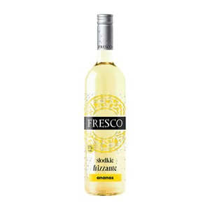 Frizzante Wino słodkie musujące ananas alk. 5,5% obj.   Fresco 750 ml