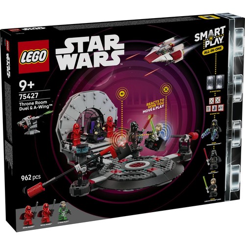 Star Wars™ SMART Play™: Pojedynek w sali tronowej i A-Wing™ 75427 LEGO 1 sztuka