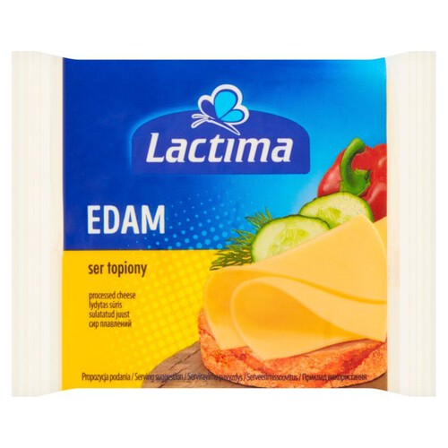 Edam ser topiony w plastrach Lactima 130 g