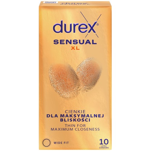 Prezerwatywy Sensual XL   Durex 10 sztuk
