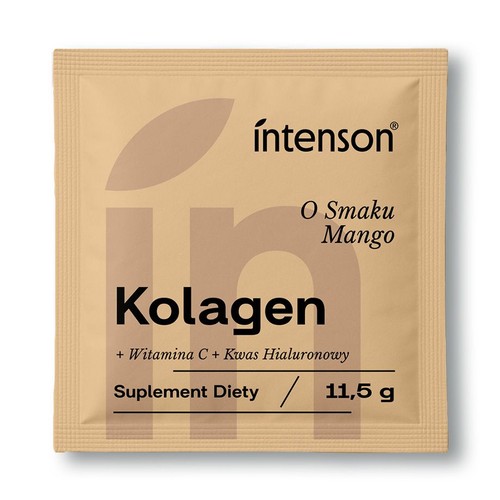 Kolagen z wit.C i kwasem hialuronowym o smaku mango Intenson 11,5 g