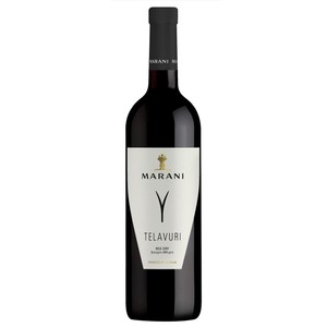 Wino gruzińskie czerwone wytrawne alk. 12,5% obj. Marani Telavuri 750 ml