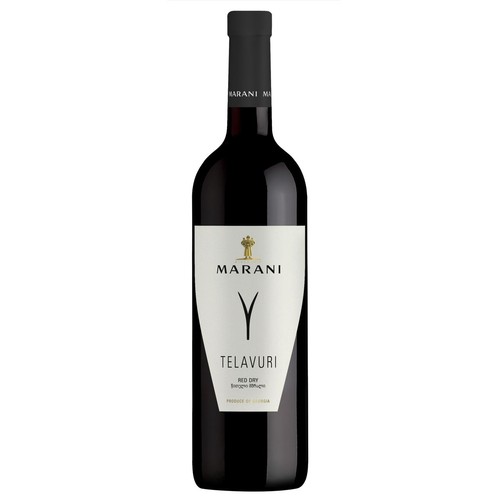 Wino gruzińskie czerwone wytrawne alk. 12,5% obj. Marani Telavuri 750 ml