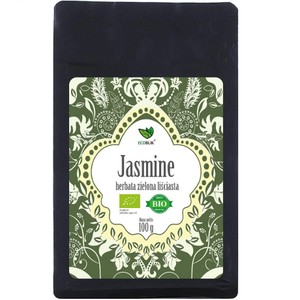BIO Herbata zielona liściasta Jasmine  Ecoblik 100 g