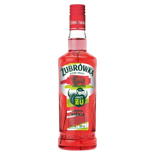 Wódka smakowa Juicy Żu limonka-wiśnia alk. 26,0% obj. Żubrówka  500 ml