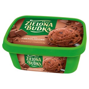 Lody czekoladowe z płatkami czekolady Zielona Budka 1 l
