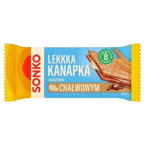 Lekkka kanapka z nadzieniem chałwowym   Sonko 30 g