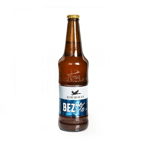 Piwo bezalkoholowe pale lager Bez% alk. do 0,5% obj. Kormoran 500 ml
