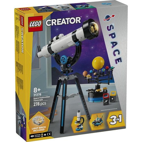 Zestaw Creator 3 w 1 Teleskop do odkrywania kosmosu 31378 LEGO 1 sztuka