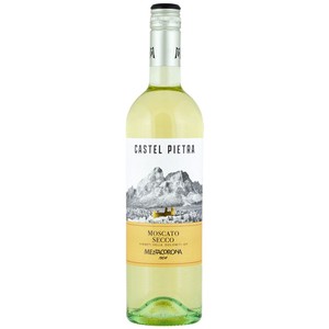 Wino włoskie białe wytrawne Moscato alk. 12,0% obj. Castel Pietra  750 ml