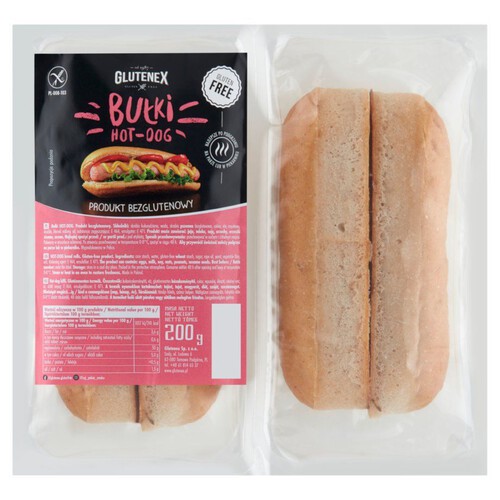 Bułki Hot-Dog Glutenex 200 g