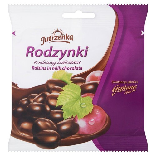 Rodzynki w mlecznej czekoladzie Jutrzenka 80 g