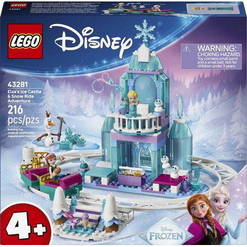 Disney Kraina lodu Lodowy zamek Elzy i śnieżna przejażdżka 43281 LEGO 1 sztuka