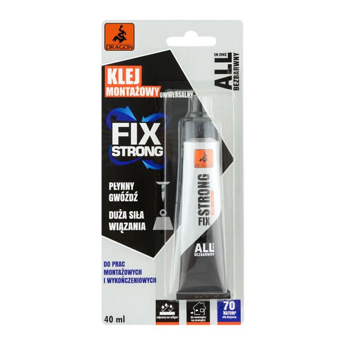 Klej montażowy FIX uniwersalny Dragon 40 ml