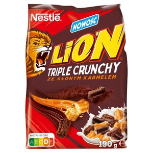 Płatki Lion ze słonym karmelem  Nestle 190 g