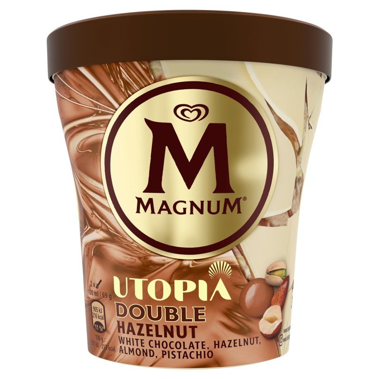 Lody Utopia Double Hazelnut Magnum 440 ml