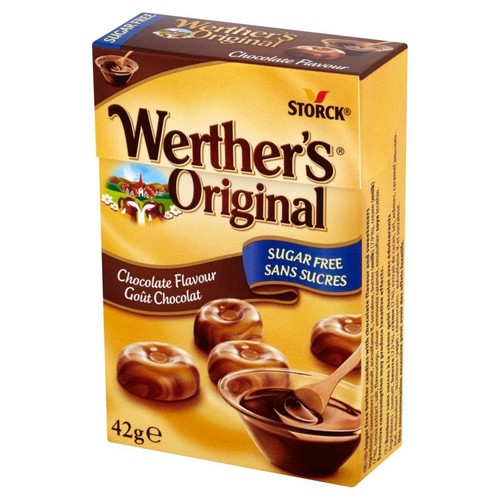 Cukierki o smaku czekoladowym bez dodatku cukru Werther's Original 42 g