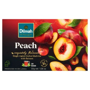 Herbata czarna z aromatem brzoskwinii Dilmah 20 torebek