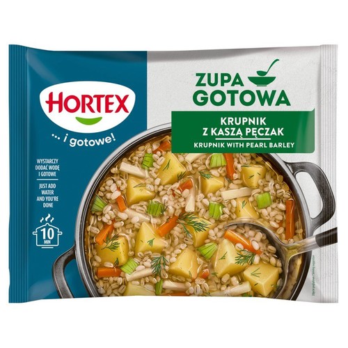 Gotowa zupa krupnik z kaszą pęczak Hortex 450 g 