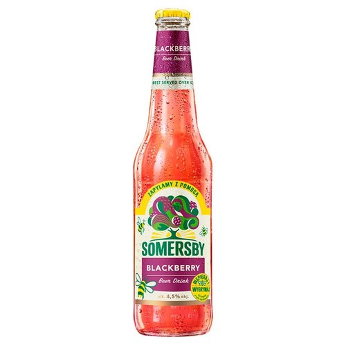 Piwo smakowe Blackberry o smaku jeżynowym alk. 4,5% obj. Somersby 400 ml