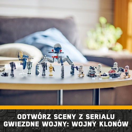 Star Wars Zestaw bitewny z żołnierzem armii klonów™ i droidem bojowym™ 75372 LEGO 1 sztuka