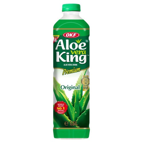 Napój aloesowy Original z cukrem i słodzikiem OKF 1,5 l