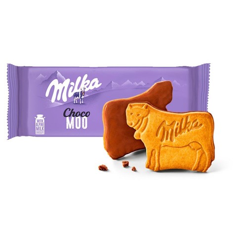 Ciastka oblane czekoladą Choco Moo Milka 120 g
